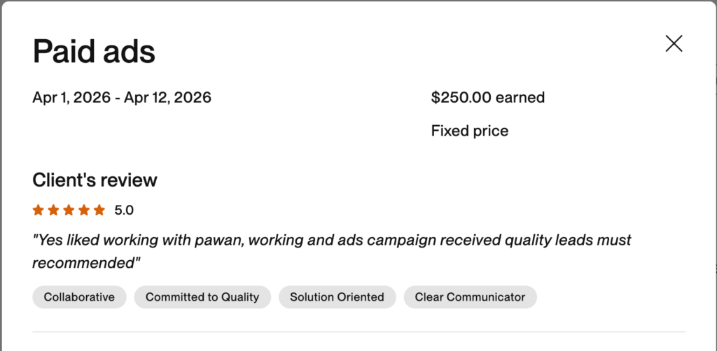 upwork pawans marketing review